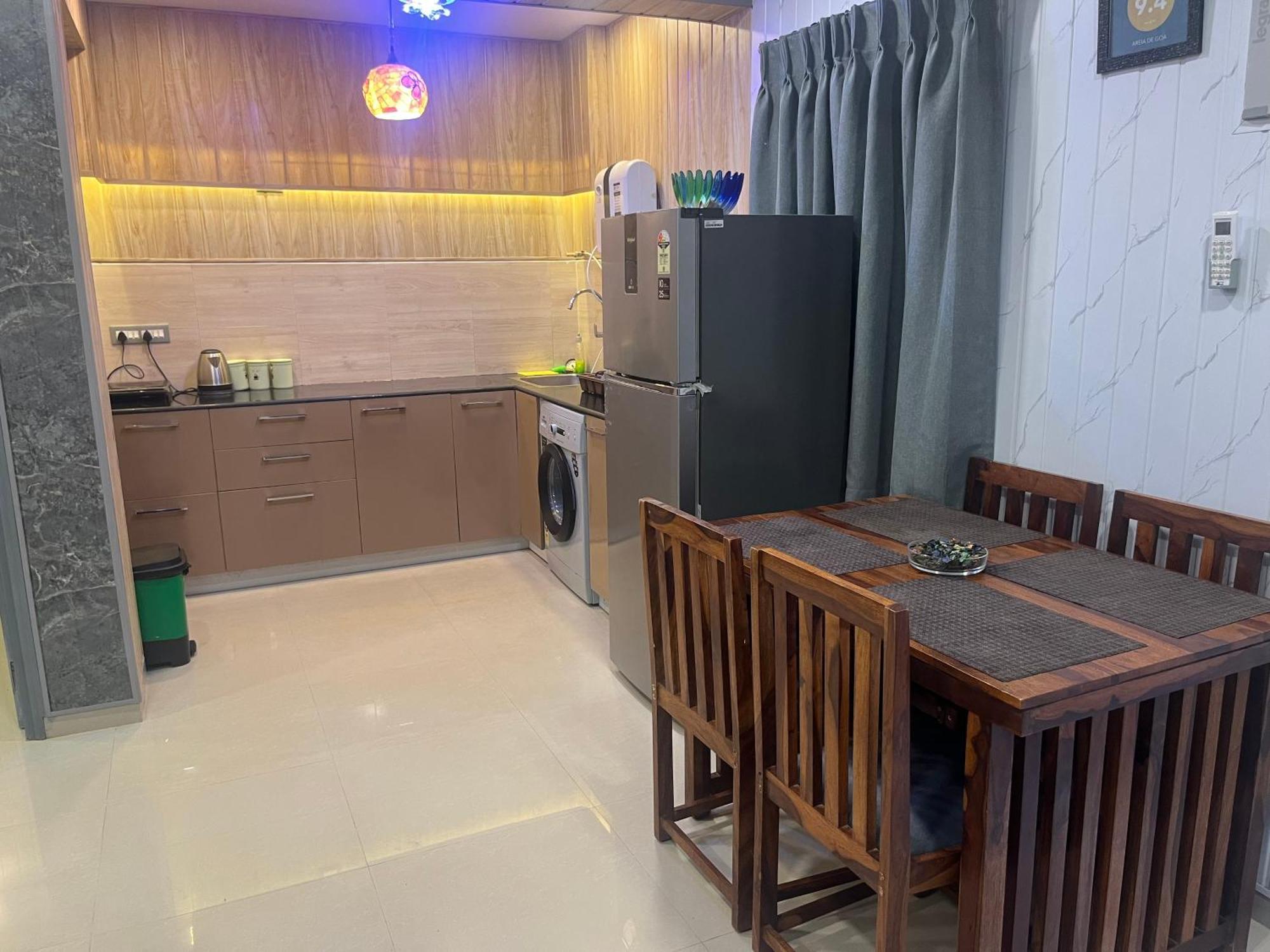 Areia De Goa, Comfort Stay Apartment Near Baga Beach Buitenkant foto