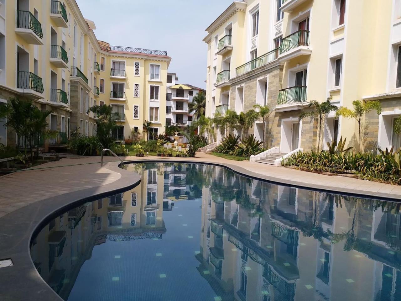 Areia De Goa, Comfort Stay Apartment Near Baga Beach Buitenkant foto